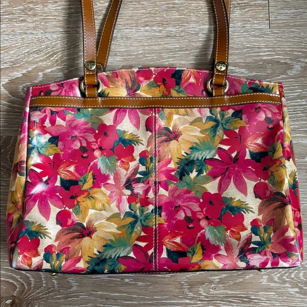 Patricia Nash Spring Multi Poppy Tote, pink floral pattern - Picture 4 of 17
